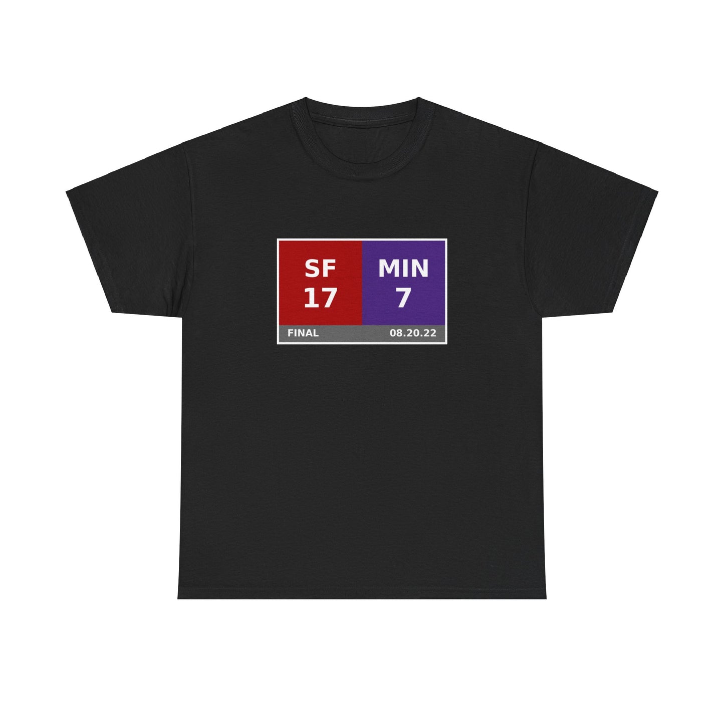 SF vs MIN Scoreboard Tee 08.20.22