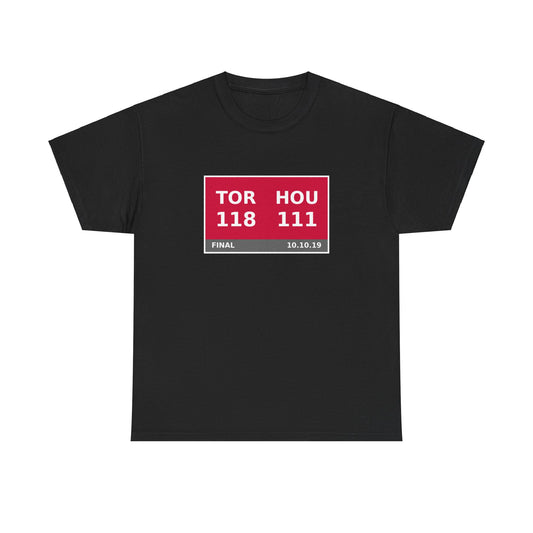 TOR vs HOU Scoreboard Tee 10.10.19