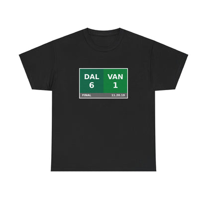 DAL vs VAN Scoreboard Tee 11.20.19