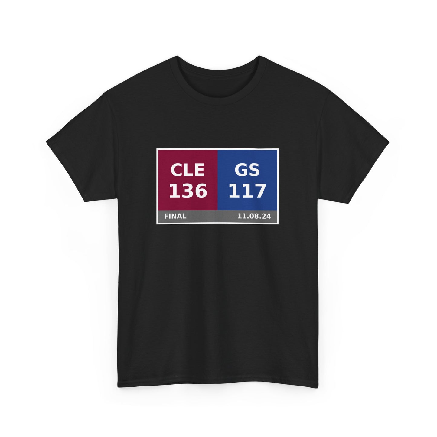 CLE vs GS Scoreboard Tee 11.08.24