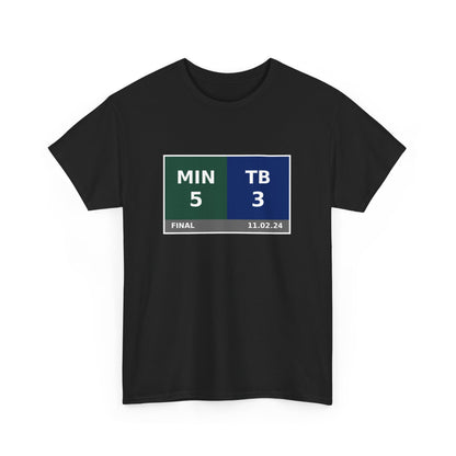 MIN vs TB Scoreboard Tee 11.02.24