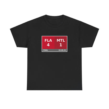 FLA vs MTL Scoreboard Tee 03.08.20