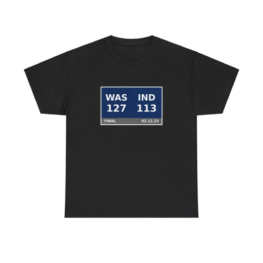 WAS vs IND Scoreboard Tee 02.12.23