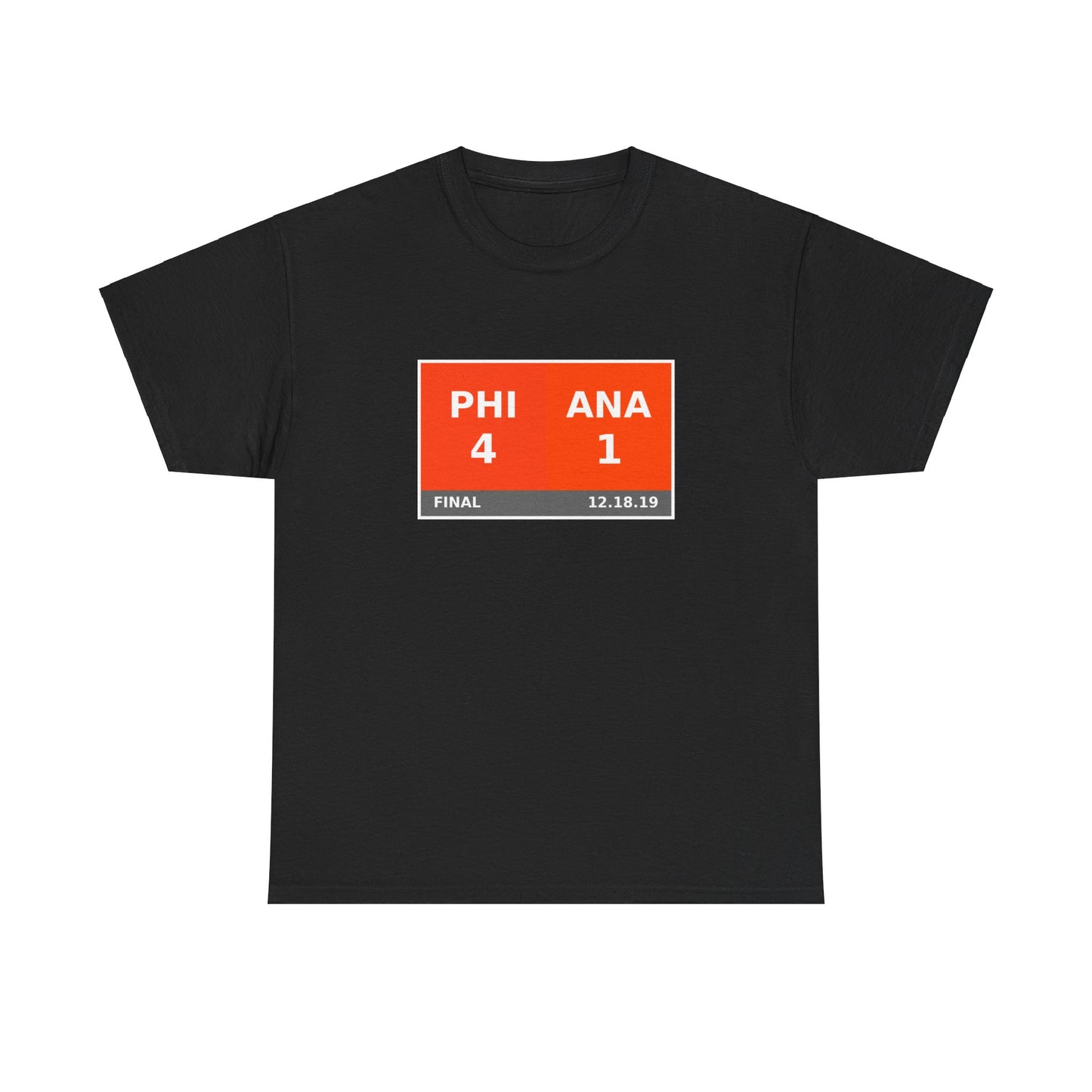 PHI vs ANA Scoreboard Tee 12.18.19