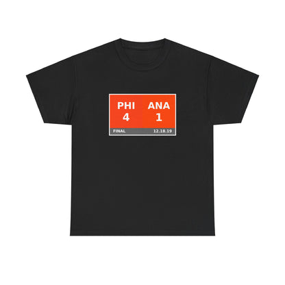 PHI vs ANA Scoreboard Tee 12.18.19