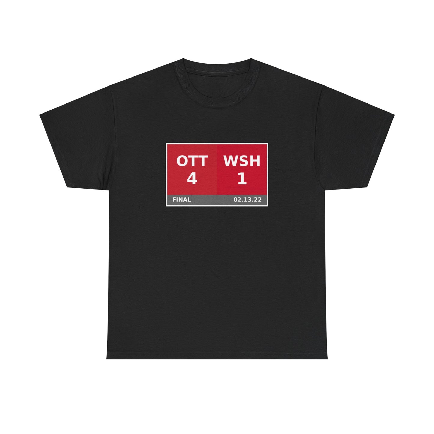 OTT vs WSH Scoreboard Tee 02.13.22