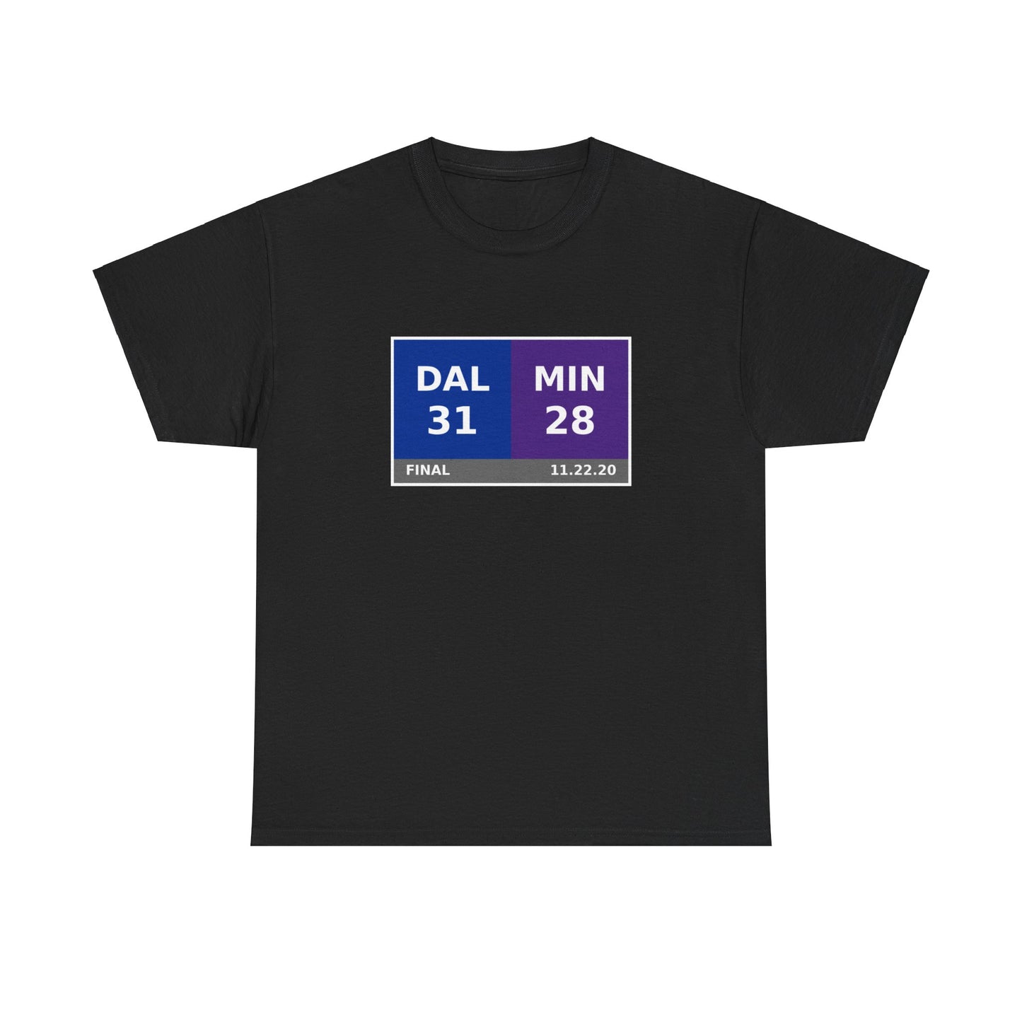 DAL vs MIN Scoreboard Tee 11.22.20