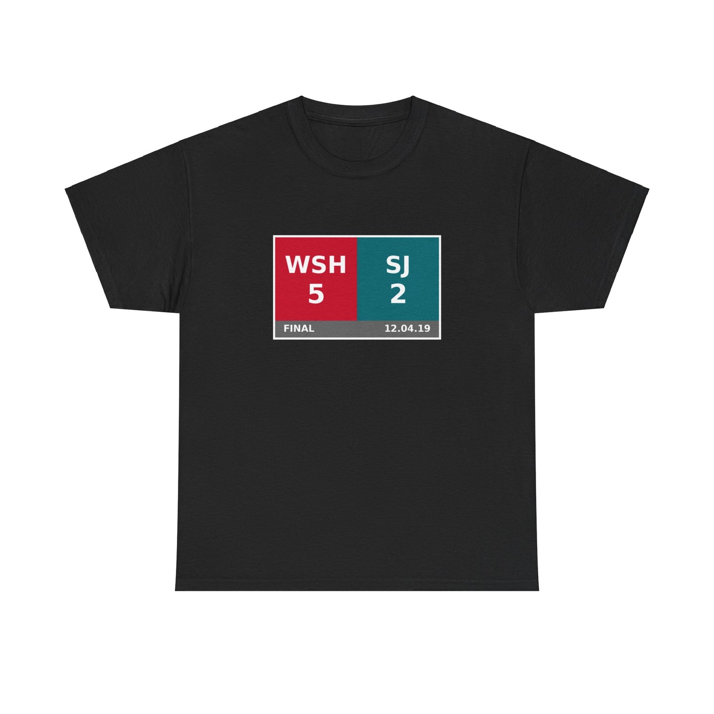 WSH vs SJ Scoreboard Tee 12.04.19