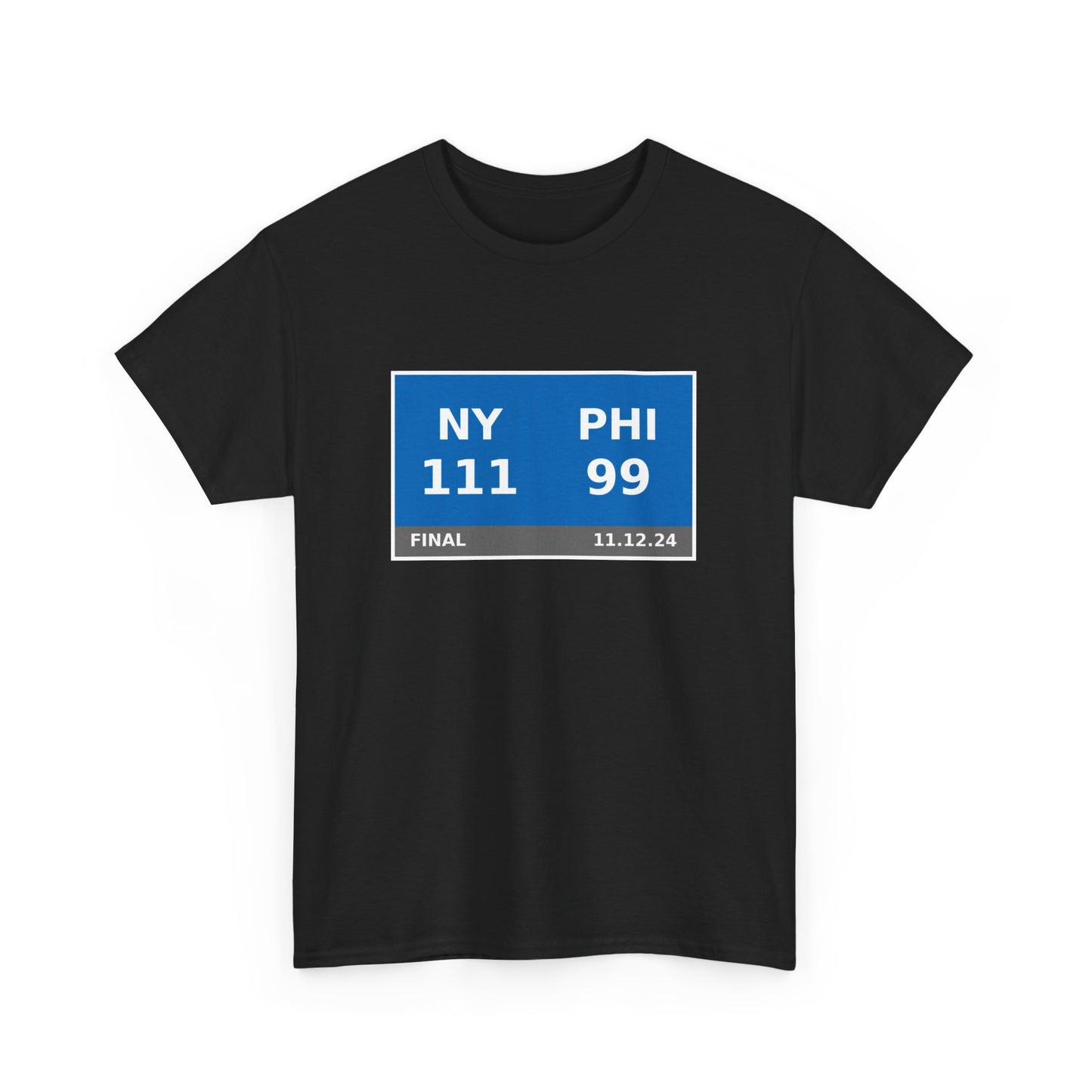 NY vs PHI Scoreboard Tee 11.12.24