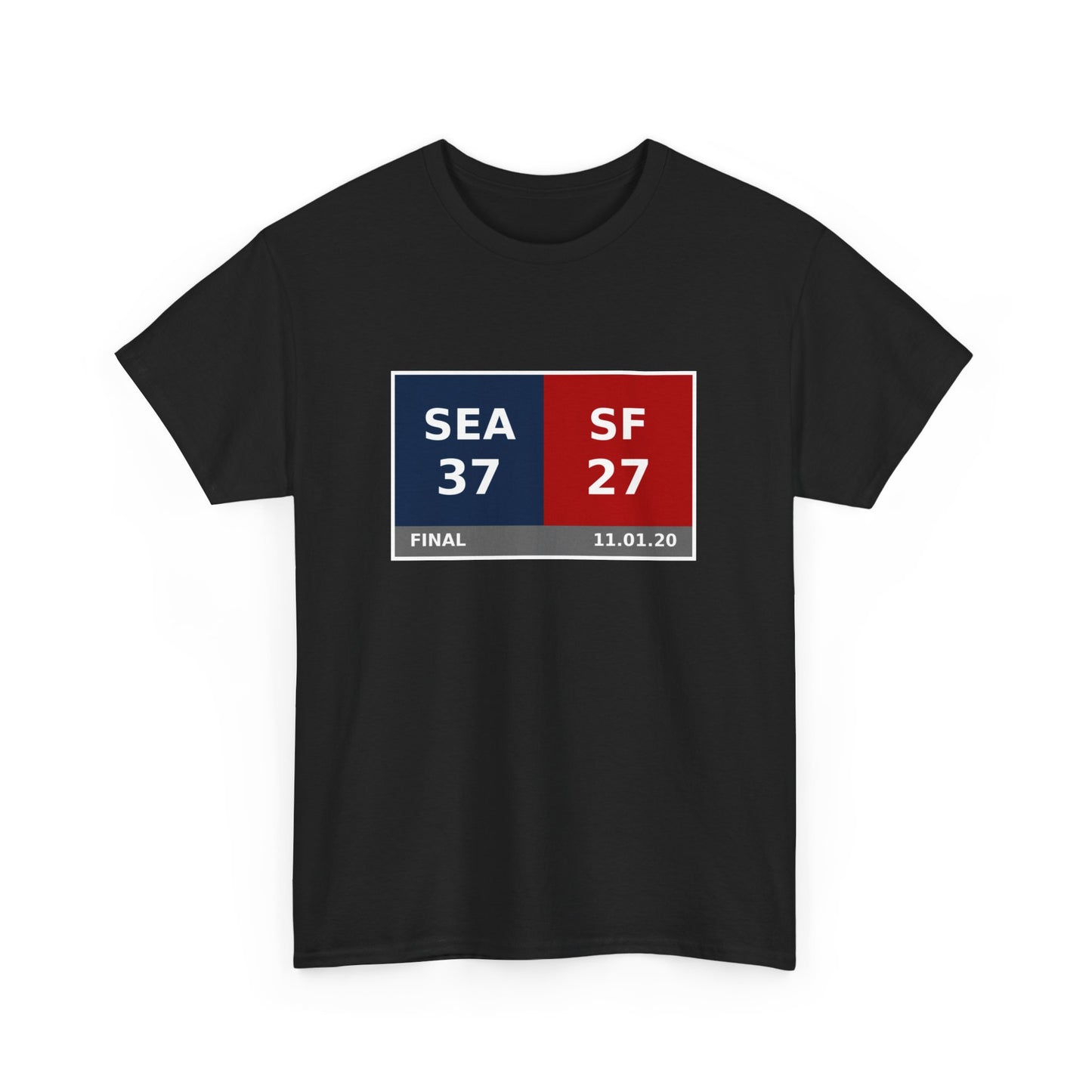 SEA vs SF Scoreboard Tee 11.01.20