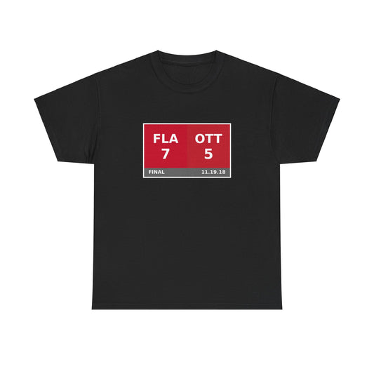 FLA vs OTT Scoreboard Tee 11.19.18