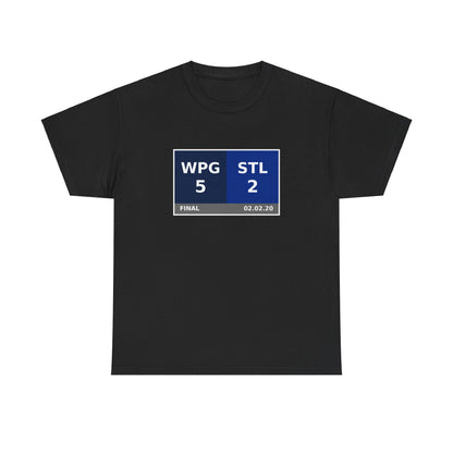 WPG vs STL Scoreboard Tee 02.02.20