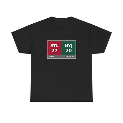 ATL vs NYJ Scoreboard Tee 10.10.21