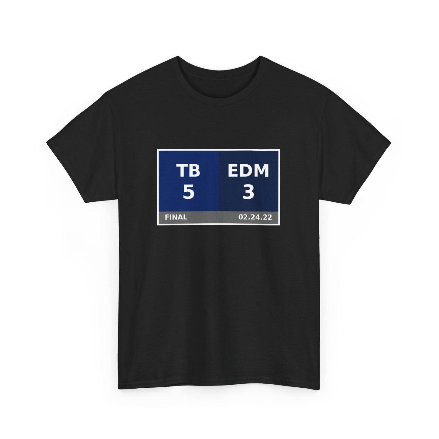 TB vs EDM Scoreboard Tee 02.24.22