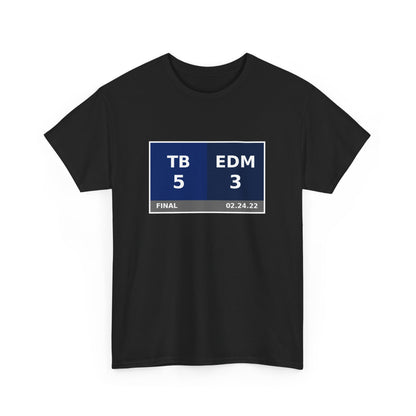 TB vs EDM Scoreboard Tee 02.24.22