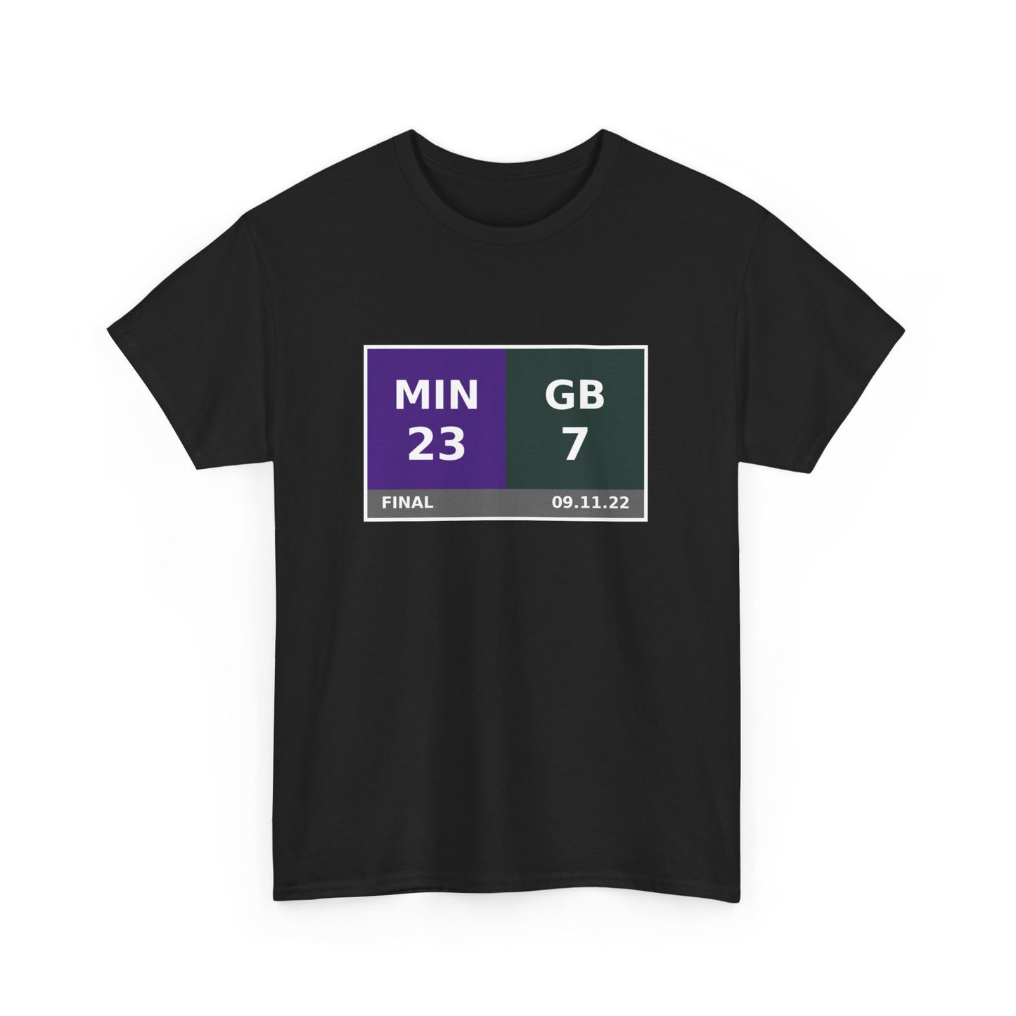 MIN vs GB Scoreboard Tee 09.11.22