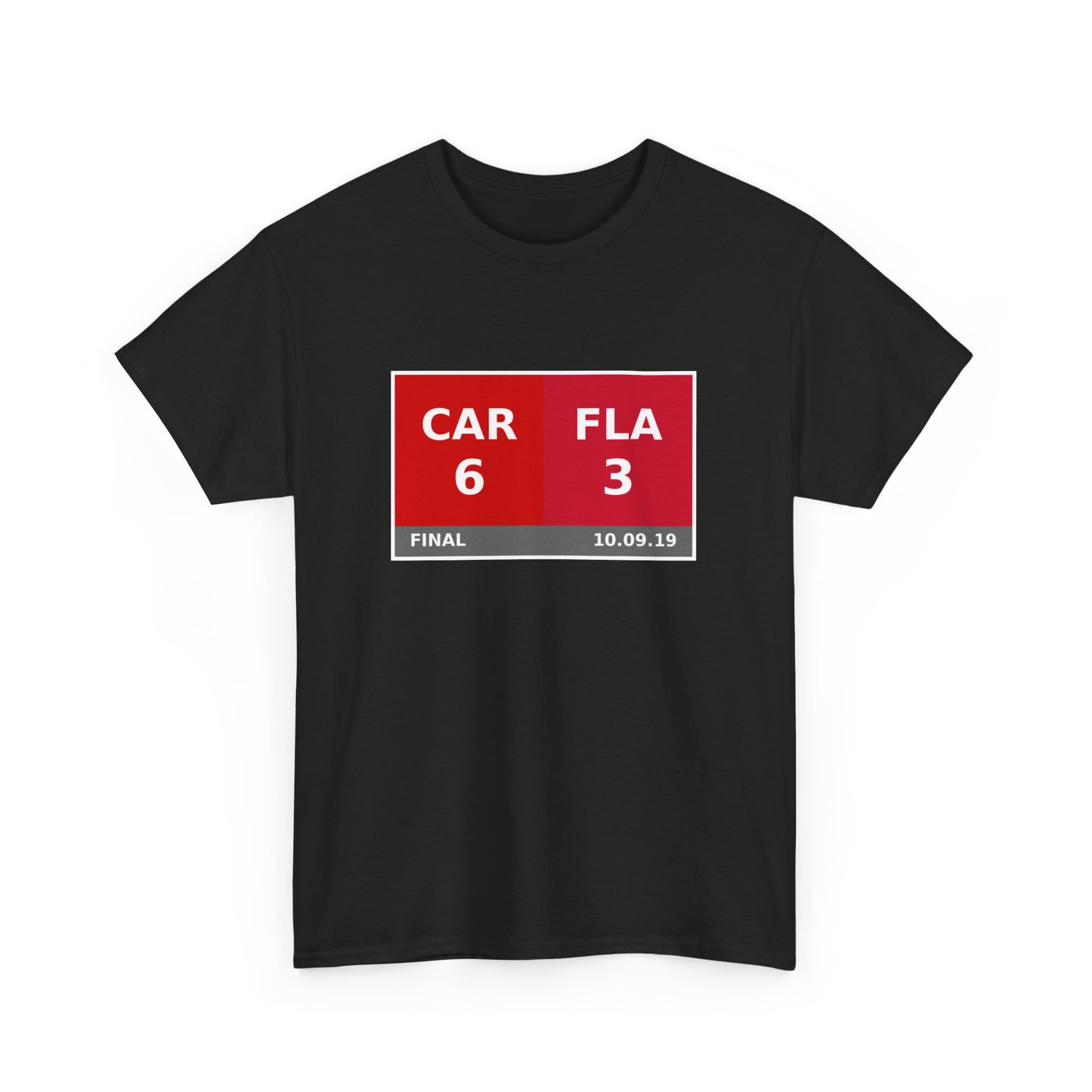 CAR vs FLA Scoreboard Tee 10.09.19