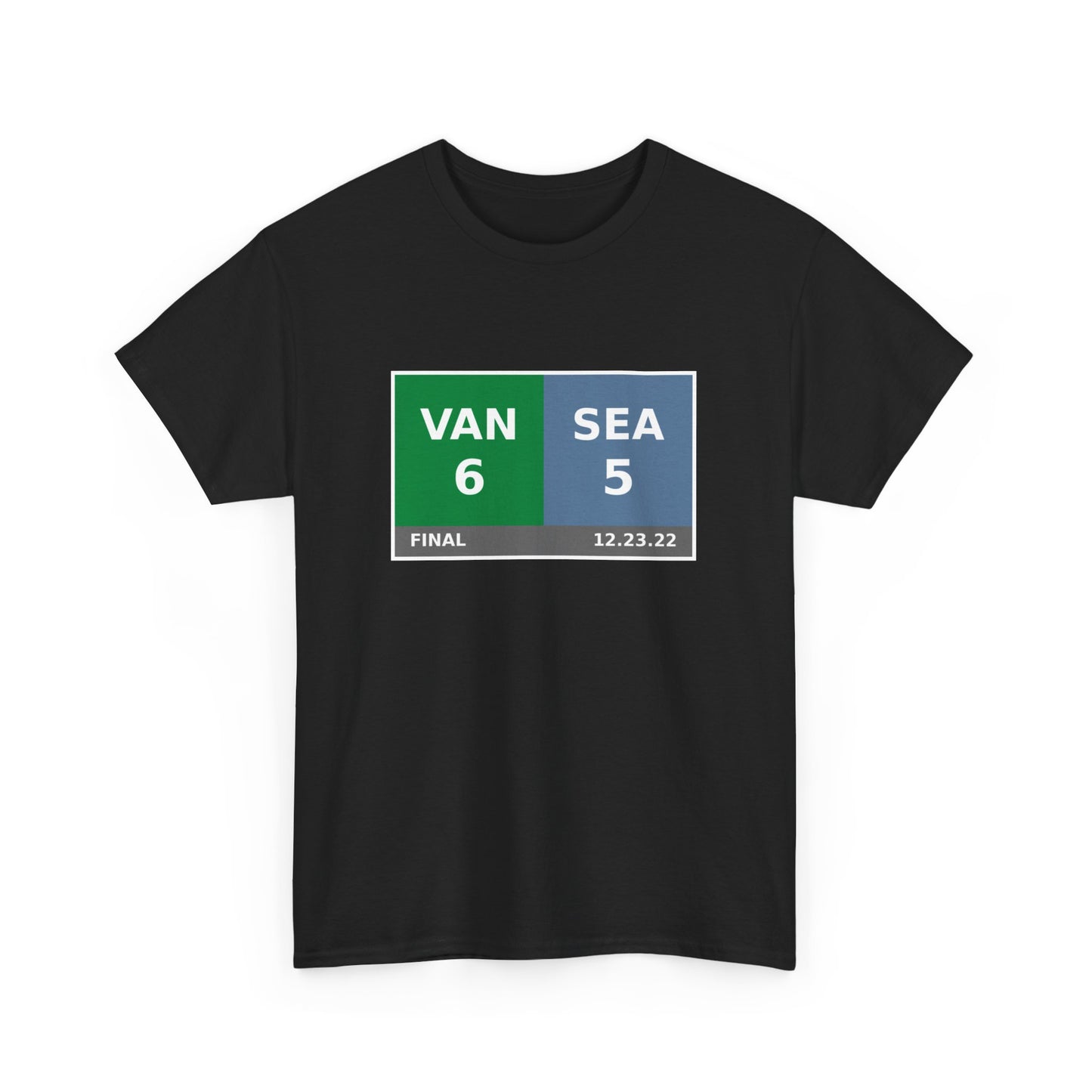 VAN vs SEA Scoreboard Tee 12.23.22