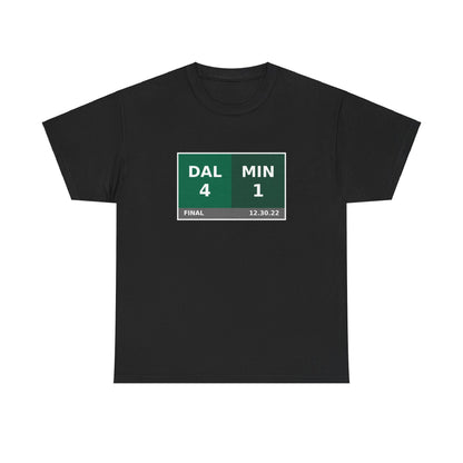 DAL vs MIN Scoreboard Tee 12.30.22