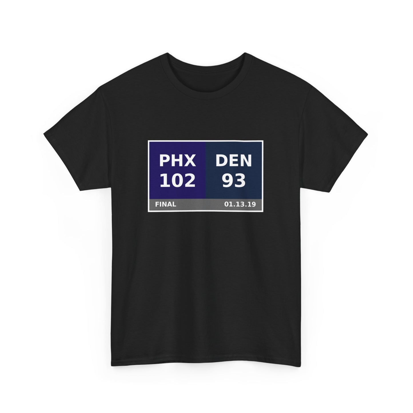 PHX vs DEN Scoreboard Tee 01.13.19