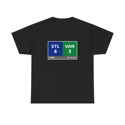 STL vs VAN Scoreboard Tee 01.25.24