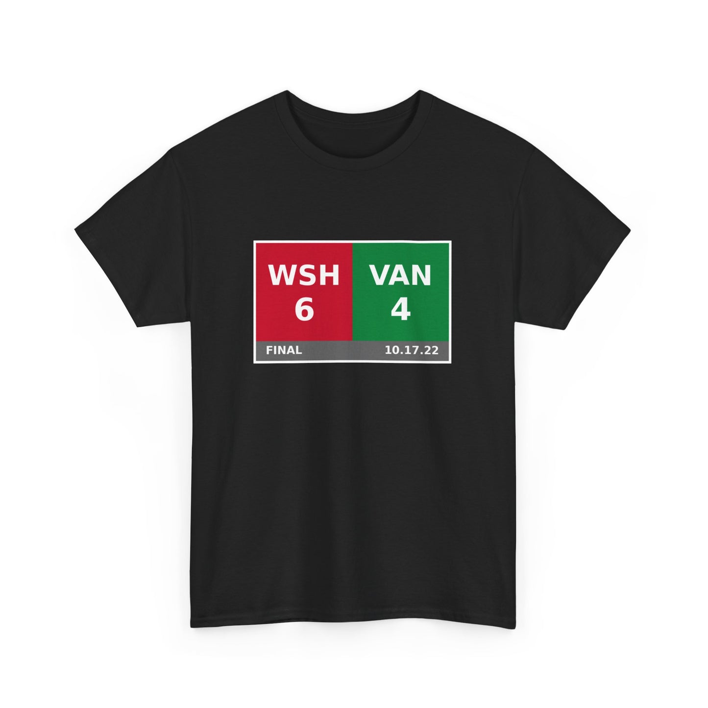 WSH vs VAN Scoreboard Tee 10.17.22