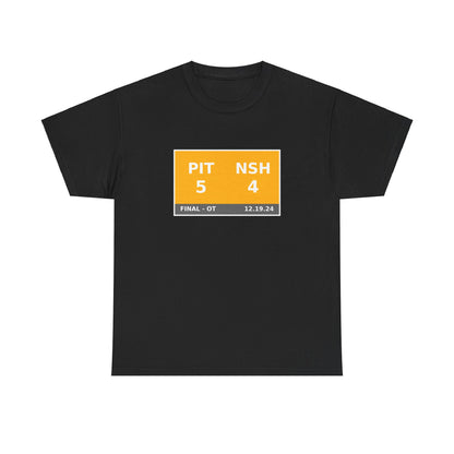 PIT vs NSH Scoreboard Tee 12.19.24