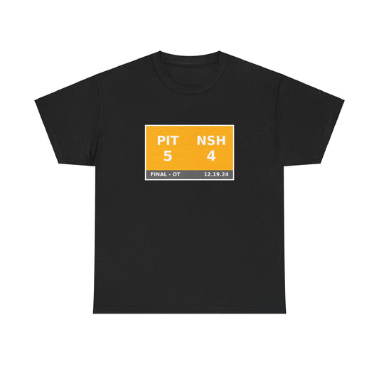 PIT vs NSH Scoreboard Tee 12.19.24