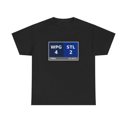 WPG vs STL Scoreboard Tee 12.19.21