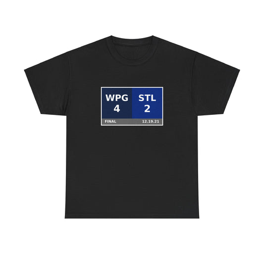 WPG vs STL Scoreboard Tee 12.19.21