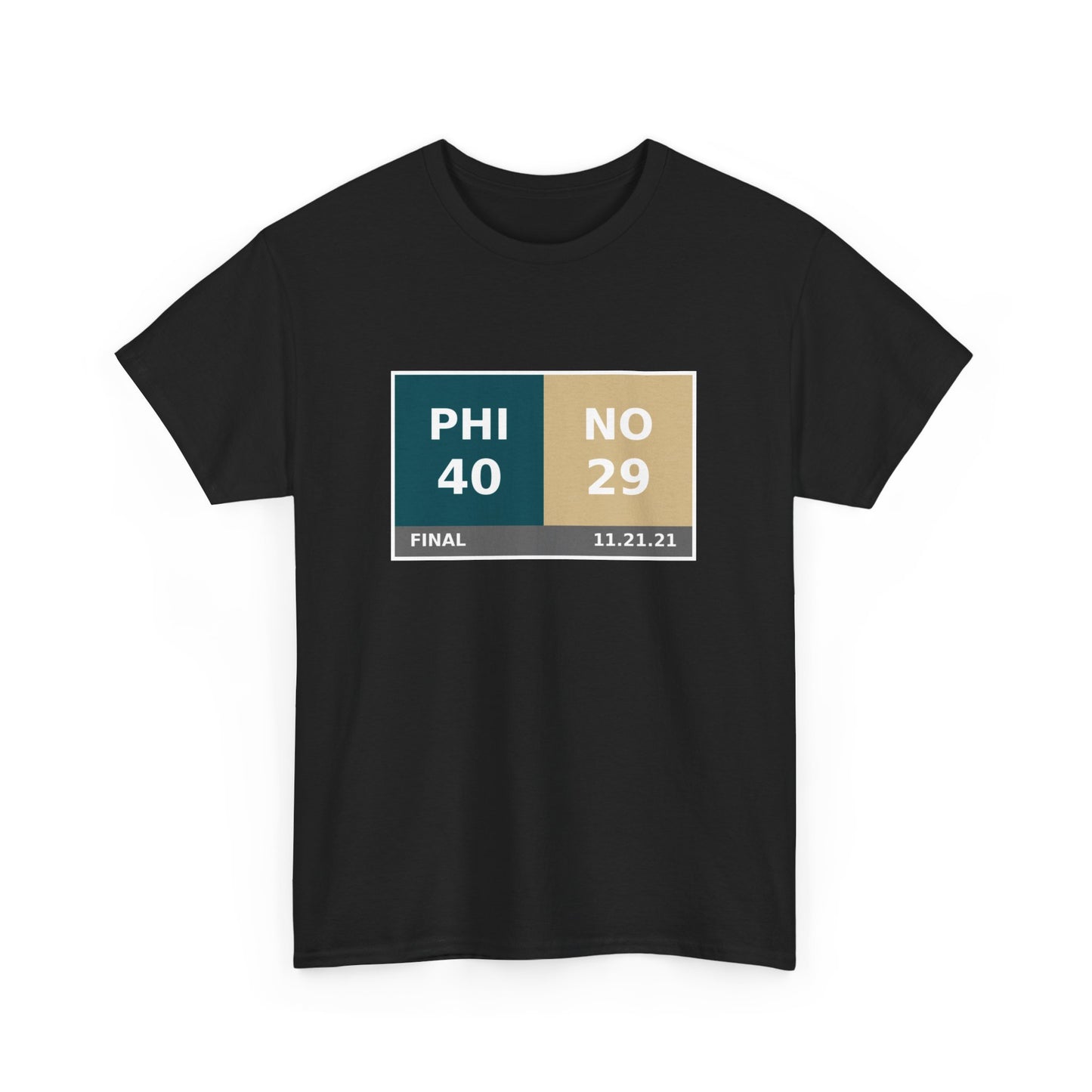 PHI vs NO Scoreboard Tee 11.21.21