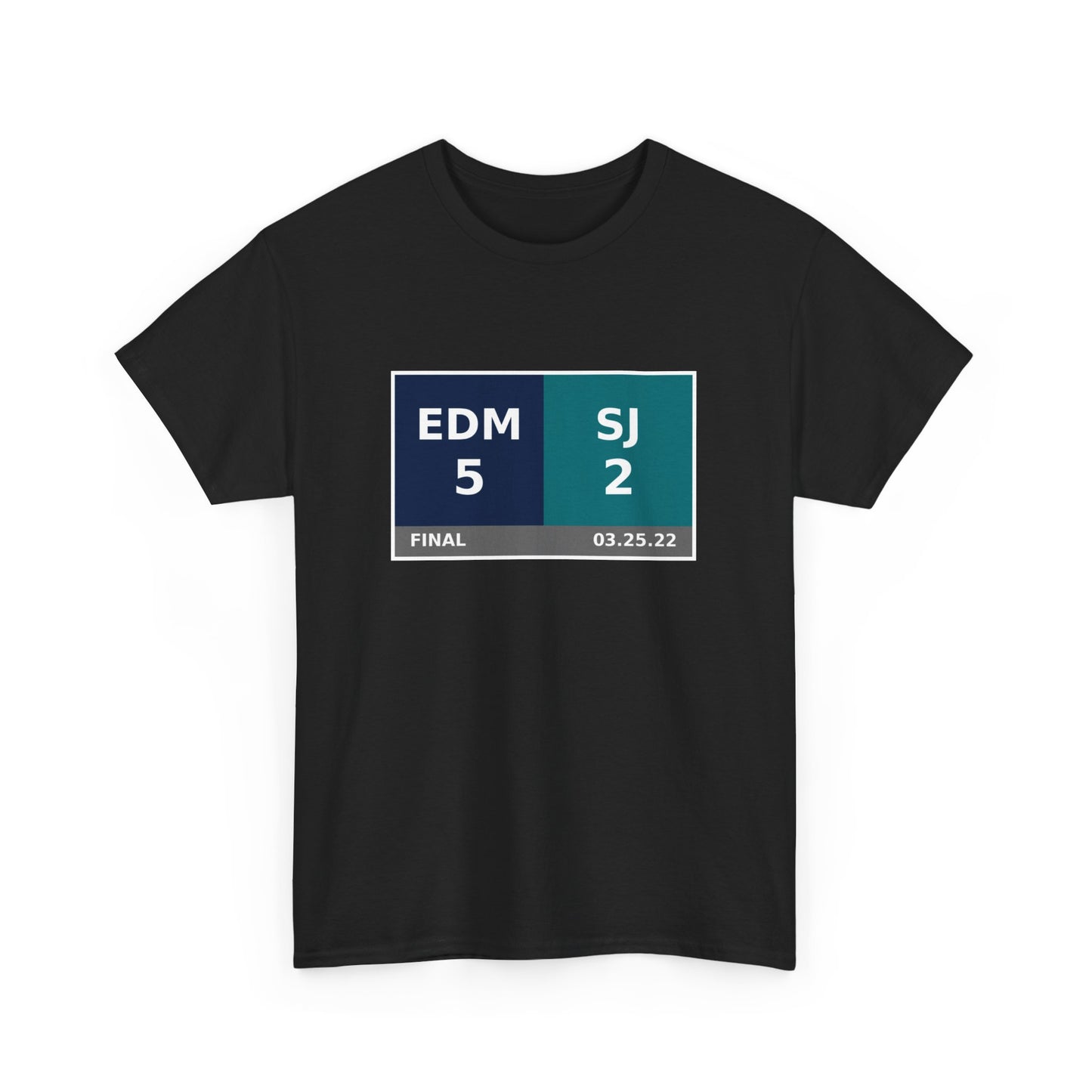 EDM vs SJ Scoreboard Tee 03.25.22