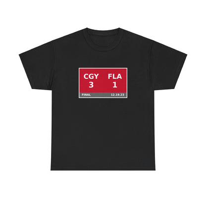 CGY vs FLA Scoreboard Tee 12.19.23