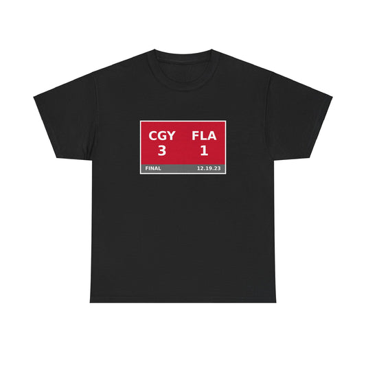 CGY vs FLA Scoreboard Tee 12.19.23