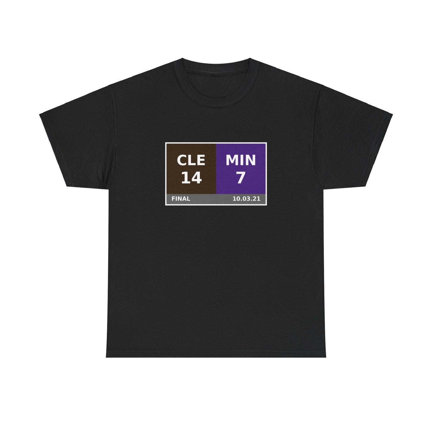 CLE vs MIN Scoreboard Tee 10.03.21