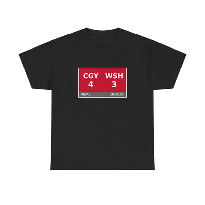 CGY vs WSH Scoreboard Tee 10.23.21