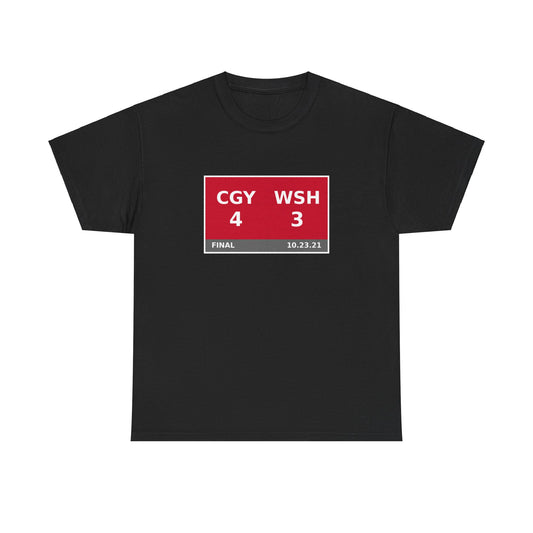 CGY vs WSH Scoreboard Tee 10.23.21