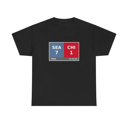 SEA vs CHI Scoreboard Tee 12.15.23