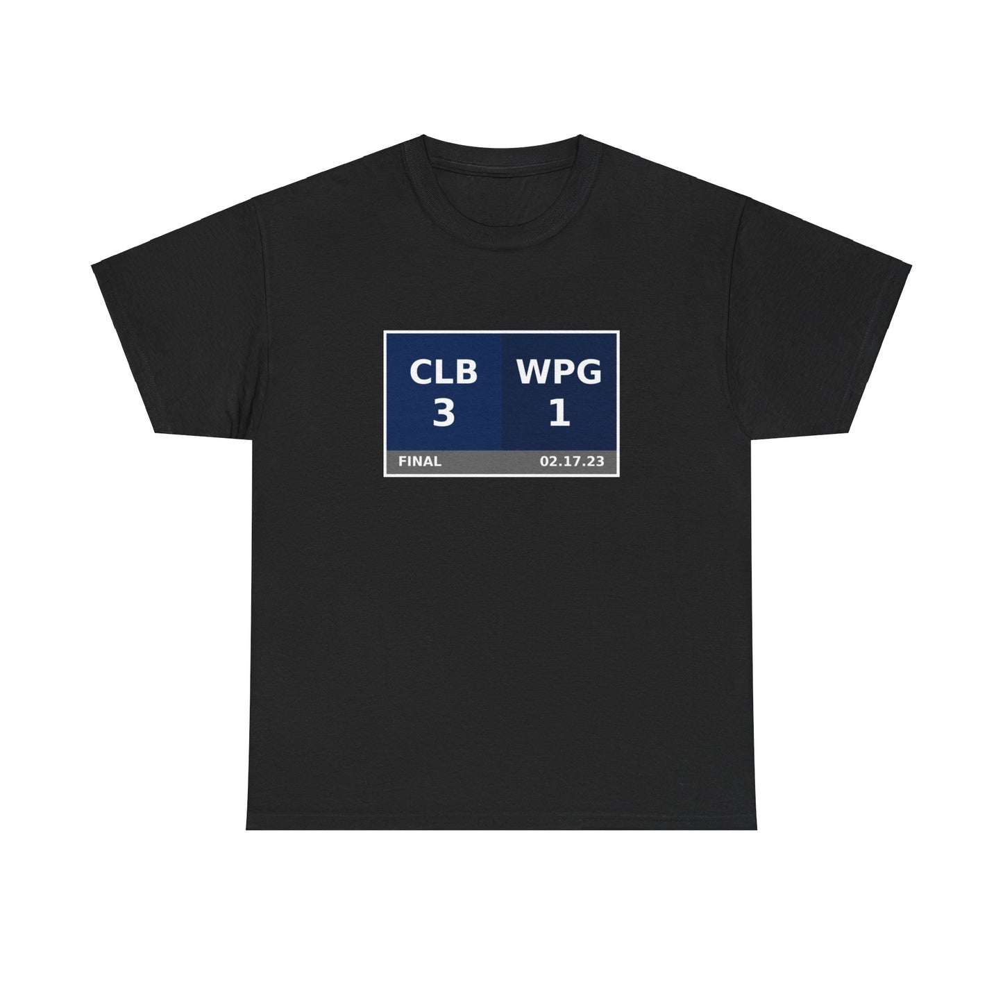 CLB vs WPG Scoreboard Tee 02.17.23