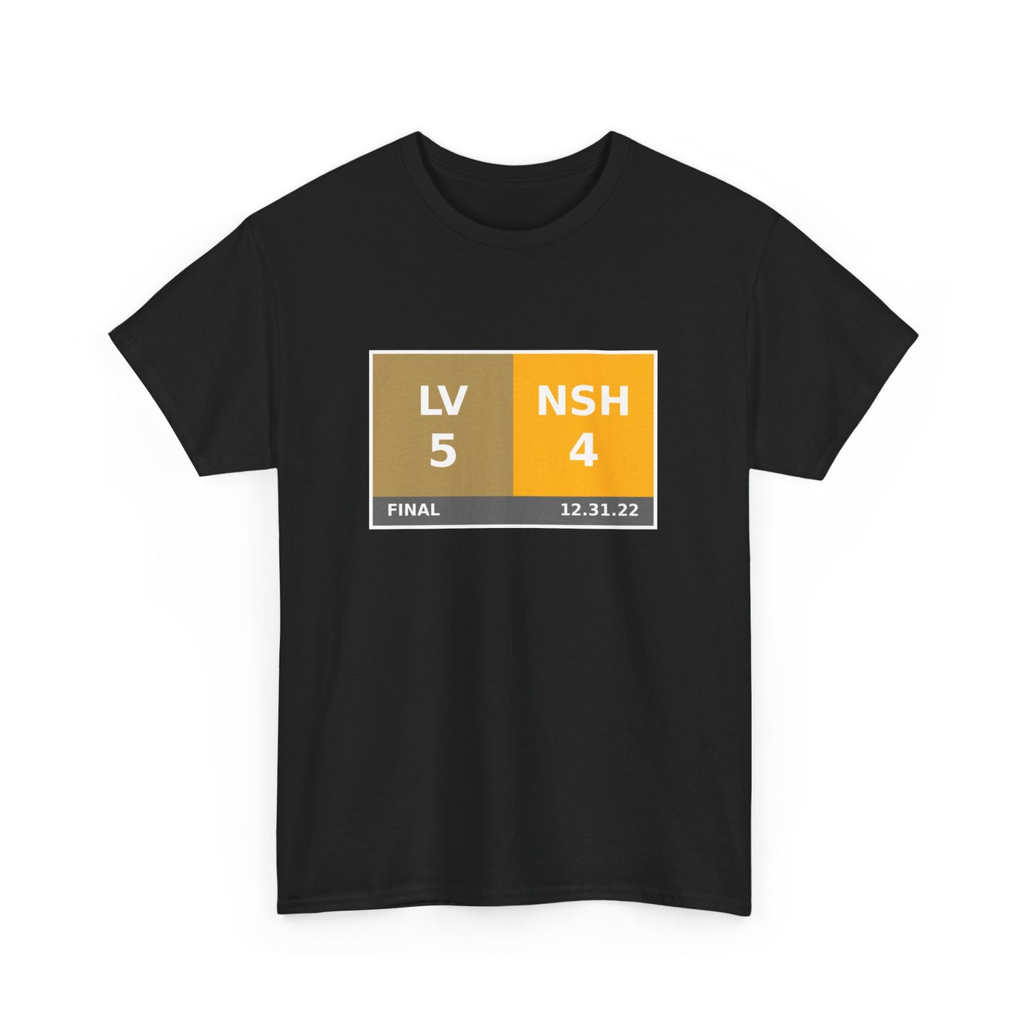 LV vs NSH Scoreboard Tee 12.31.22