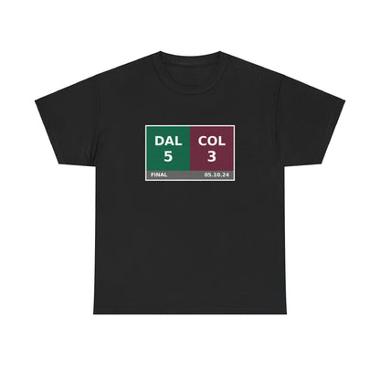 DAL vs COL Scoreboard Tee 05.10.24