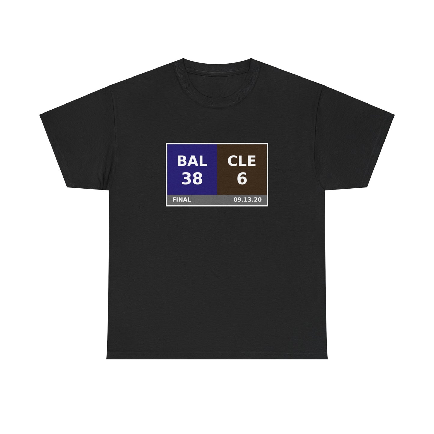 BAL vs CLE Scoreboard Tee 09.13.20