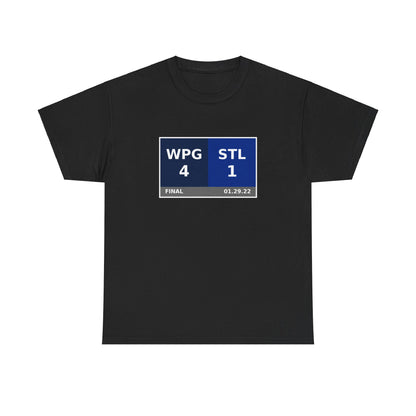 WPG vs STL Scoreboard Tee 01.29.22