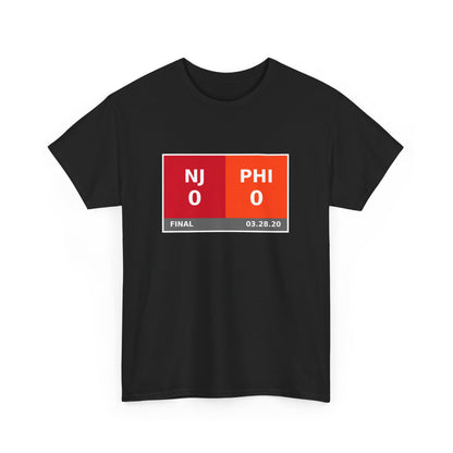 NJ vs PHI Scoreboard Tee 03.28.20