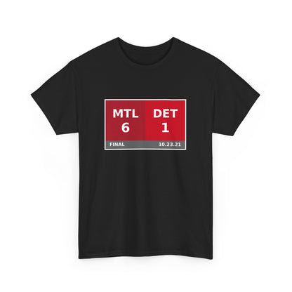 MTL vs DET Scoreboard Tee 10.23.21