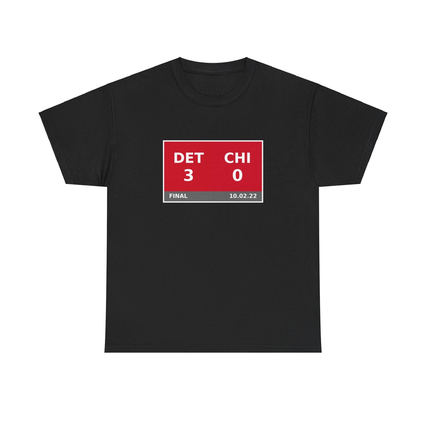 DET vs CHI Scoreboard Tee 10.02.22