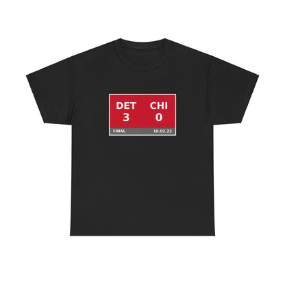 DET vs CHI Scoreboard Tee 10.02.22