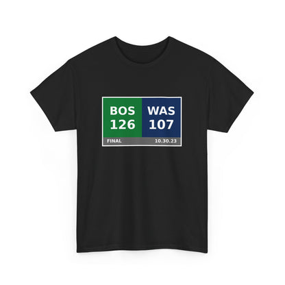 BOS vs WAS Scoreboard Tee 10.30.23