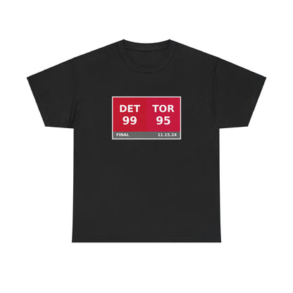 DET vs TOR Scoreboard Tee 11.15.24