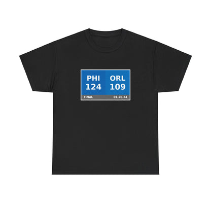 PHI vs ORL Scoreboard Tee 01.20.24